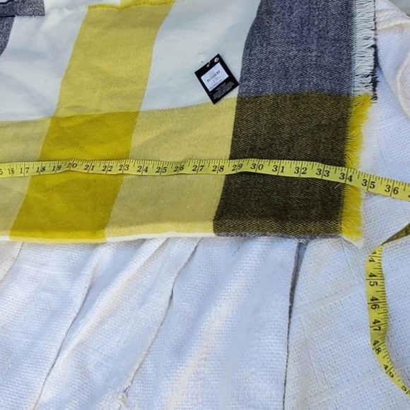 Primark windowpane plaid scarf NEW - Picture 9 of 9